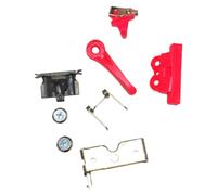 Replacement Parts Suitable for 8148 8591, 6 Piece Lever Spring Screw Housing Set for Repair Upkeep Use Replacement Parts Lever Spring Screw Housing Repair Hardware Taper Bracket Barber