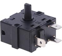 replacement parts Switch Encoder 1 Pcs AC 250V 16A 3Pin 5Pin Electric Room Heater Rotary Switch Selector (Color : 3 Pin)
