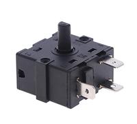 replacement parts Switch Encoder 1 Pcs AC 250V 16A 3Pin 5Pin Electric Room Heater Rotary Switch Selector (Color : 3 Pin)