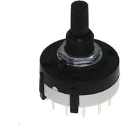 replacement parts Switch Encoder 100PCS RS26 4 Pole 3 Position Rotary Band Switch 2 Pole6 Position 1 Pole12 Position Handle Length 21MM Axis Band Switch (Color : 3 Pole 4)
