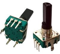 replacement parts Switch Encoder 5pcs 360 Degree Rotary Encoder EC12 RE12 Audio Coding 5 Pin 24 Position with Push Button Switch Handle Length 12.5 20 15mm