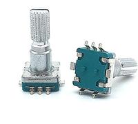 replacement parts Switch Encoder 5pcs EC11 Encoder Switch Without Push Button Switch Turn Left or Right Self Reset Rotary Encoder 5pin SMD Type 20mm Plum Shaft