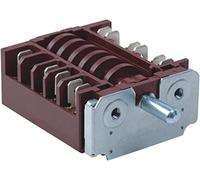 replacement parts Switch Encoder Black 360 Degree Rotary Electrical Heater Power knob Switch 20A 16A 250V Gear Switch Multi Range Stove Oven Switch RT345-1A