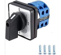 replacement parts Switch Encoder SZW26-20/0-4.2 AC 660V 20A 8 Terminals 5 Position Mounting Rotary Select Cam Changeover Switch