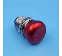 replacement parts Switch Encoder Waterproof 22mm Metal 3Pin 1NO 1NC Emergency Stop Rotary Mushroom Push Button Switch