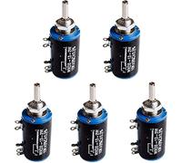 replacement parts Switch Encoder WXD3-13-2W 10K 100/220/470/680 ohm WXD3-13 2W Wirewound Multi-Turn Potentiometer 1K 2.2K 4.7K 5.6K 6.8K 47K 100K Rotary Switch (Size : 100K Ohm)