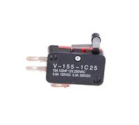 replacement parts Toggle Switches 5Pcs V-155-1C25 Limit Switch SPDT New Micro Short Hinge Roller Lever Switch 15mm Slide Switch (Color