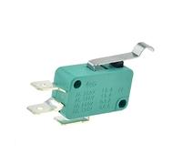 replacement parts Toggle Switches Micro Limit Switches 16A 250V 125V NO+NC+COM 6.3mm 3 Pins SPDT Micro Switch 28mm 52mm Arc Roller Lever Touch Switch Microswitch (Color : Arc Lever)