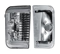 Replacement Passenger Left Side N/S Wing Mirror Indicator Blinker Turn Signal Light Lamp Clear Lens with Twist WY16W Bulb for Fiat Ducato Citroen Relay Peugeot Boxer Vauxhall Movano 2006-2025