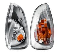 Replacement Passenger Left Side N/S Wing Mirror Indicator Blinker Turn Signal Light Lamp Clear Lens Fit WY16W Bulb for Renault Master III Nissan NV400 Interstar 2010-2024 Vauxhall Movano B 2010-2020
