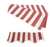 Replacement Patio Canopy Fabric 3x1.5m 3x2m 3x2.5m Sun Shade Cover (Red 5x/16.5x10ft) Durable Outdoor Awning Replacement for Decks and Patios
