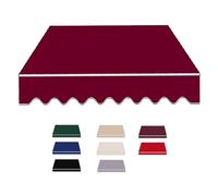 Replacement Patio Canopy Fabric with Valance for 12x10ft Outdoor ningsWeatherproof e Solut for Backyard & Garden