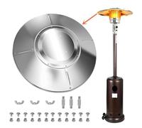 Replacement Patio Heater Dome,33 Stove Heat Deflector with 3 Pre-Drilled Holes | Cooker Hood, Heavy Duty Patio Heater for Outdoor Heaters, Propane Heater Novent
