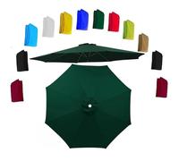 Replacement Patio Umbrella Canopy 6.5ft 8ft 9ft 10ft Outdoor Umbrella Replacement Top Cover with 6 8 Ribs for Garden Deck and Patio Use