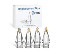 Replacement Pencil Tips for Apple Pencil Pro - 4 Pack Fine Point Metal Tip for Apple Pencil 2nd Generation and 1st Generation