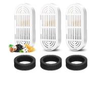 Replacement Pet Water Dispenser Filters with Pre- Sponges 3 Pack Multiple Filtration for Cat Fountains Compatible 2L 4L Stainless Steel