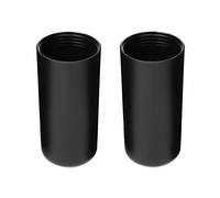 Replacement PGX Microphone Battery Cover Cup for Shure PGX2/SM58 Wireless Handheld Microphone Transmitter, Black, 2 Pack