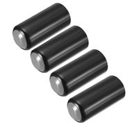 Replacement PGX2 Microphone Battery Cover Cup for Shure PGX2/SM58 Wireless Handheld Microphone Transmitter, Black, 4 Pack