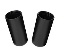 Replacement PGX2 Microphone Battery Cover Cup for Shure PGX2/SM58 Wireless Handheld Transmitter, Black, 2 Pack