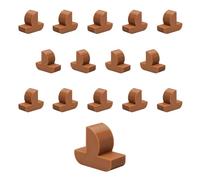 Replacement Pieces for Catan Board Game | Boats | Settlers Pieces | Seafarers Set (A26 - Light Brown)