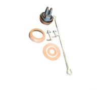 Replacement Piston Kit,for Type 75 Hand Pump with Cast Iron Plunger, Faux Leather Sleeve Seal, Zinc-Plated Piston Rod, Pins and Washers(C)