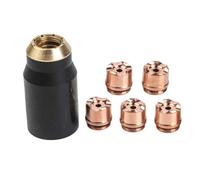 Replacement Plasma Torch Parts: 9-8235 Resistor Shield (5 pcs) and 9-8237 Protective Cap (1 pc) for Thermal Dynamics CutMaster 52 82 102 152 SL60 Torch