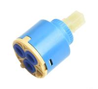 Replacement Plastic Cartridge Valve Core for 35mm or 40mm Single Handle Basin Mixer Taps Requiring 0.5 Bar Minimum Water Pressure (35mm)