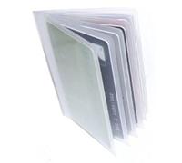 Replacement Plastic Credit Card Purse/Wallet Insert Sleeves (1 x 6 Card Portrait)