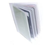 Replacement Plastic Credit Card Purse/Wallet Insert Sleeves (3 x 6 Card Portrait)