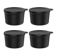 Replacement Plastic Ice Mold and Lid Compatible with Kitchenaid Ice Shaver Attachment (4 Pack)