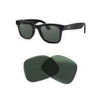 Replacement Polarized Lenses for Ray-Ban Meta Wayfarer RW4006 & Gen 2 RW4012 Regular (50-22), Polarized Green
