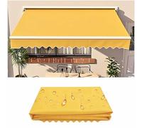 Replacement Polyester Canopy Fabric UV Resint & Waterproof Balcony Umbrella Cover Modern Garden e Yellow 600x300cm6x10ftOutdoor Fabric