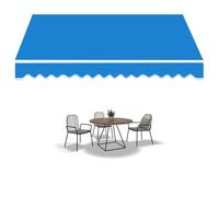 Replacement Polyester Fabric for Retractable Sun es Waterproof Canopy Material for Outdoor Umbrellas2x1.5m/6.5x5ft e Not Included