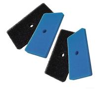 Replacement Pond Filter Sponge Mat for Oase BioSmart 52229/52231 / 871980305528 - 4-Pack, 13 x 26.18 x 2.49 cm, Blue & Black Plastic Media Pad