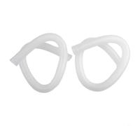 Replacement Pool Filter Hose For Above Ground Swimming Pool Pump With Spiral Winding Structure Leak Proof Flexible PVC Design(white)