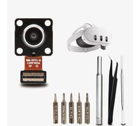 Replacement Positioning Camera Sensor for Oculus Quest 3 Headset, Repair Kit Compatible with Quest 3 Headset, Accessories Repair Parts Including Screwdrivers, Tweezers, Pry Tool,4 Thumbstick Grips