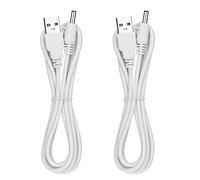 Replacement Power Cord for Hatch, Rest+ and Rest Mini Baby Rest, USB Charging Cable, 5 Feet, White (Pack of 2)