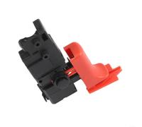 Replacement Power Switch Compatible With Gbh2-28dfv Hammer Drill Red Plastic Trigger For Industrial Rotary Tools High Concentricity Design Long Lasting Performance Precise Fit Easy Install
