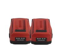 Replacement Power Tool Battery 2-Pack, 21.6V 22V 5000mAh High-Capacity Rechargeable Battery, Compatible With Hilti 18V 21.6V 22V Cordless Tools For B22 Series