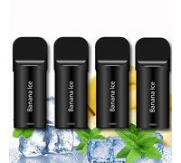 Replacement Prefilled PODs For VapeMaster Fabstix ECO Vape Starter Kit - No Nicotine (Banana Ice)