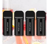 Replacement Prefilled PODs For VapeMaster Fabstix ECO Vape Starter Kit - No Nicotine - No Nicotine (Pink Lemon)