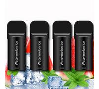 Replacement Prefilled PODs For VapeMaster Fabstix ECO Vape Starter Kit - No Nicotine (Watermelon Ice)