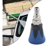 Replacement pressure washer nozzle tips set 15 25 40 deg for cleaning machines compatible with most models metal construction resistant designed for long term use (15°)