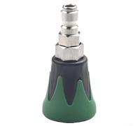 Replacement pressure washer nozzle tips set 15 25 40 deg for cleaning machines compatible with most models metal construction resistant designed for long term use (25°)