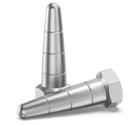 Replacement Prongs 1 Inch Stainless Steel Contact Points Compatible with Dogtra Remote Trainers and Bark Collars 1900S/ARC/iQ Plus/200C/280C/2700T&B/EDGE/YS-600/YS-300 - PetsTEK Brand - Made in USA