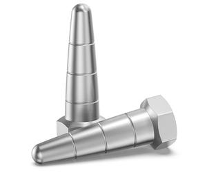 Replacement Prongs 1 Inch Stainless Steel Contact Points Compatible with Dogtra Remote Trainers and Bark Collars 1900S/ARC/iQ Plus/200C/280C/2700T&B/EDGE/YS-600/YS-300 - PetsTEK Brand - Made in USA