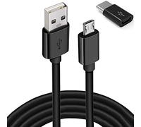 Replacement PS4/5 Controller Charger and Data Transfer Cord，Micro Charging Cable Compatible with Playstation 4/5, PS4 Slim/Pro, Xbox One S/X Controller and etc (6.6FT)