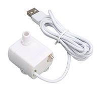 Replacement Pump for Pet Drinking Fountains Cat Water Fountain Pump Dog Fountain Quiet Prevent Dry Burning USB Powered DC Brushless Motor Mini Puppy Water Dispenser Tool