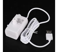 Replacement Pump for SINZUX Cat Water Fountain Super Quiet, with USB Port, 4ft Power Cords & LED Indicator - White