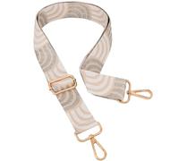 Replacement Purse Strap Shoulder Strap Adjustable Crossbody Strap for Women Crossbody Wide Shoulder Bag, Silver-Arc-Gold Metal, 29"-52" (Length), 1.5" (Width)